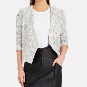 INTERMIX Carrie Double Breasted Blazer Cropped